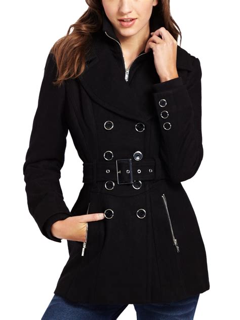 guess womens sport coats|women guess coats outerwear.